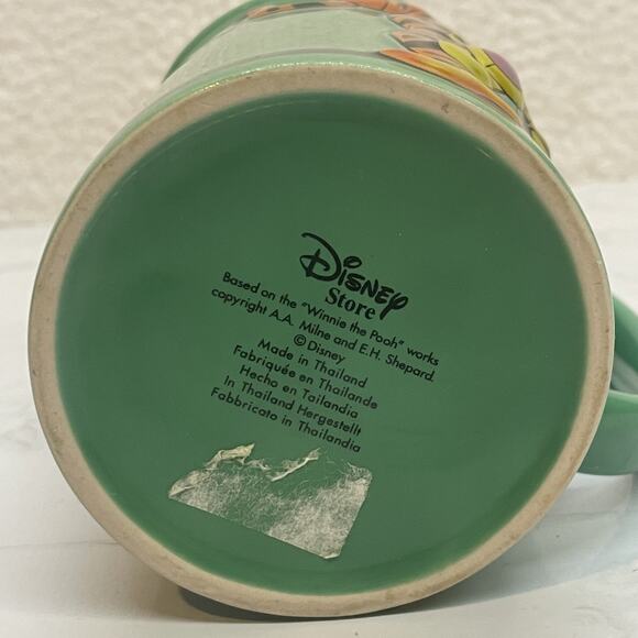 Disney Store Tigger Mug Ceramic Winnie the Pooh Just Tiggerific 5" Tall Cup - Picture 4 of 7